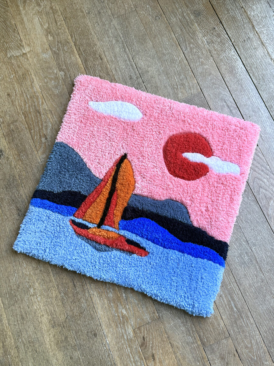 Catalogue d'inspirations : idées de tapis tuftés en atelier