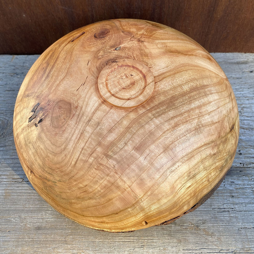 Thumbnail: Natural Edge Cherry Root Ball Bowl