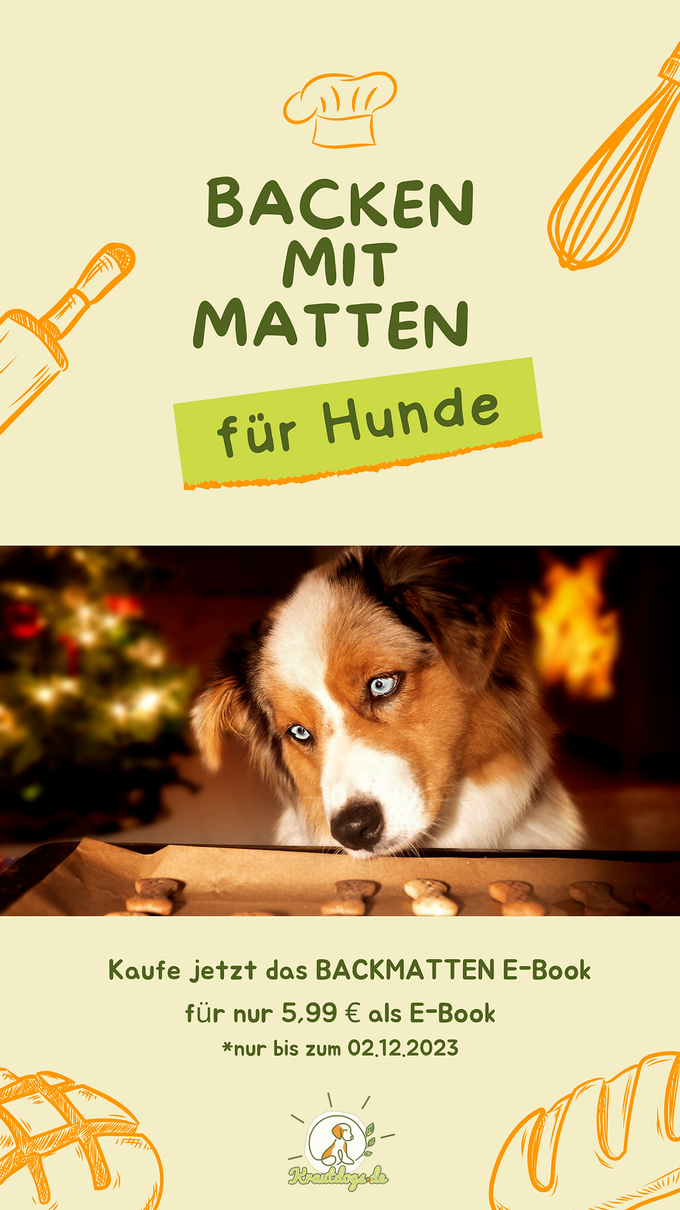 Miniaturbild: E-BOOK - BACKMATTEN LECKERCHEN - für Gesundheit & Wohlbefinden deines Hundes