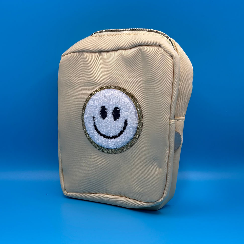 Thumbnail: Smiley Sequin Makeup Bag