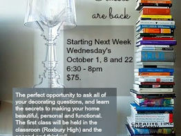 October Design Classes