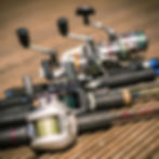 Les cannes et moulinets