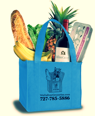 We Deliver Groceries bag