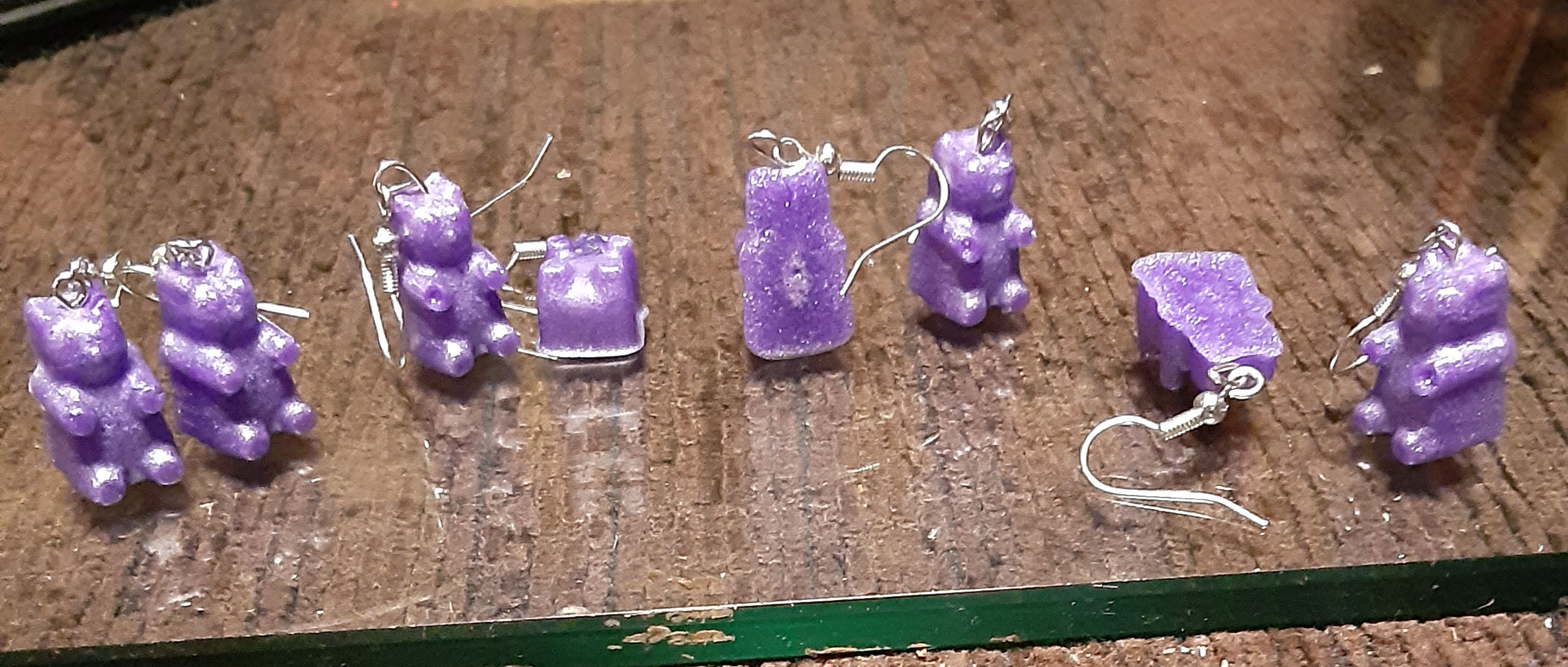 Gummy Bear earrings  (Adult hooks)