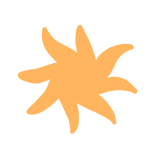 Orange BlueBound sun