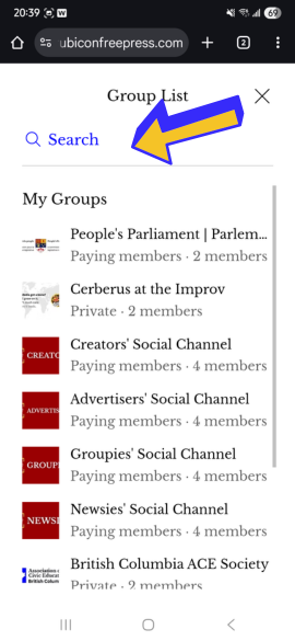 mobile website screenshot
