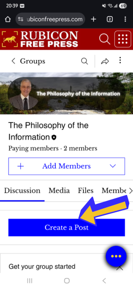 mobile website screenshot