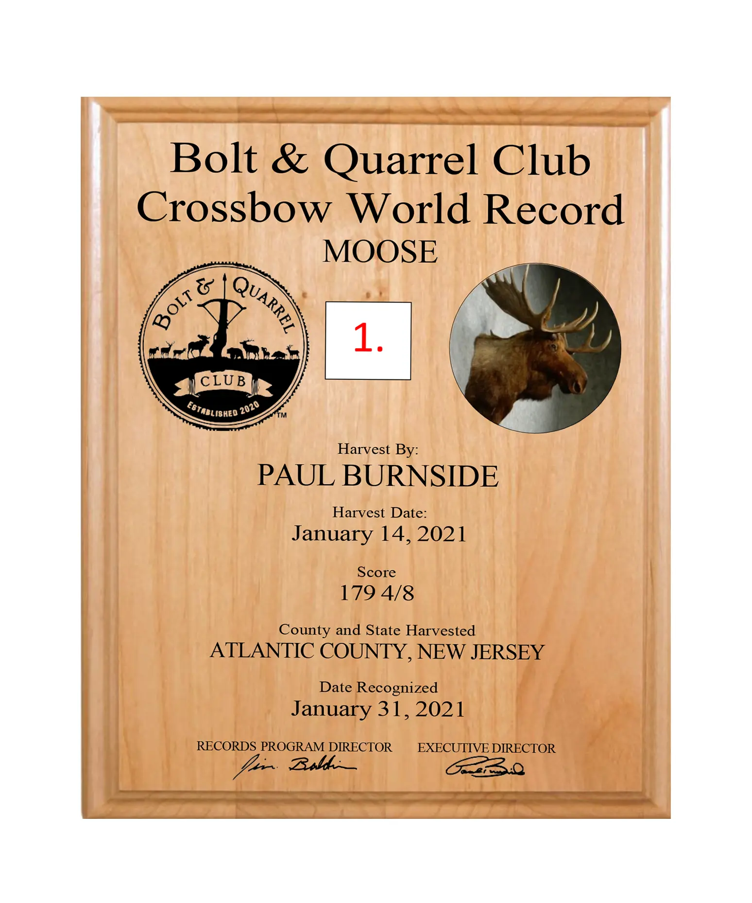 Plaque Store Bolt Quarrel