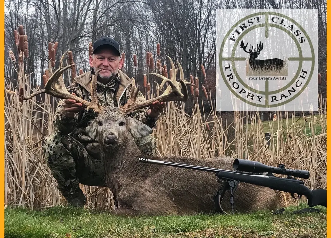 happy hunter with his catch
