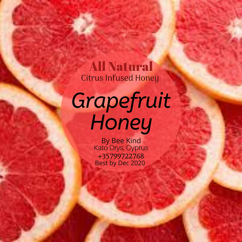 Grapefruit Infused Honey