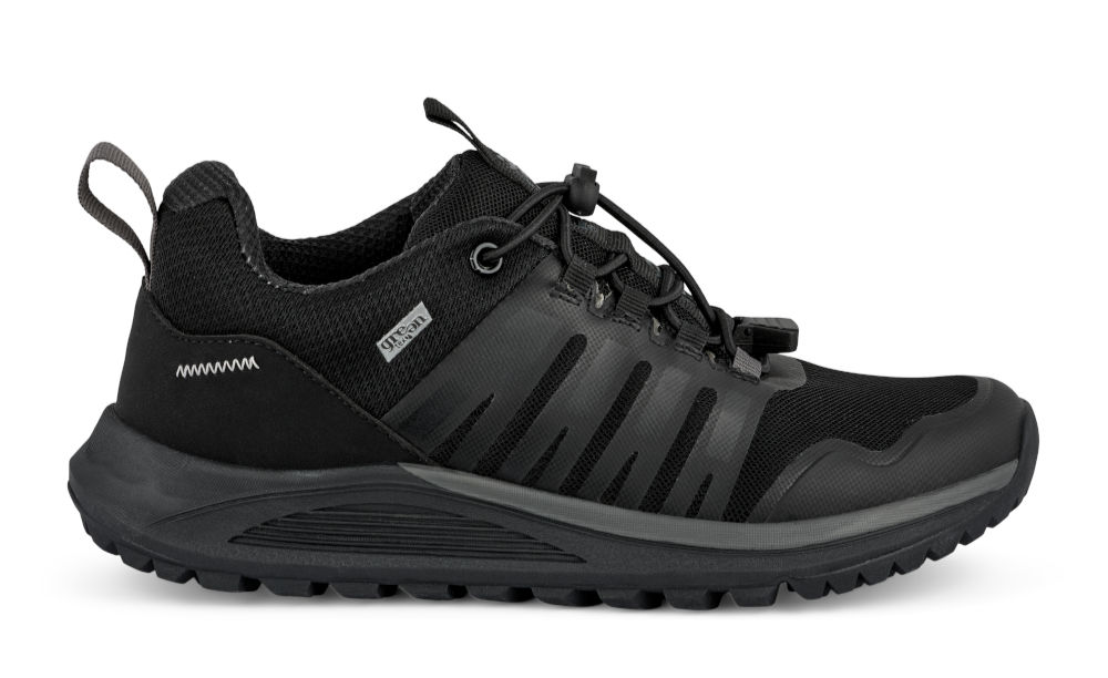 Green Comfort Dame Sko - Track N'Trail Thess - Sort