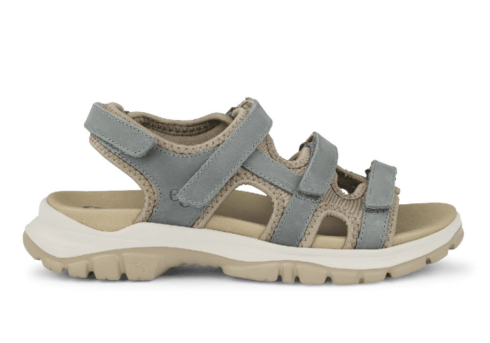 Green Comfort Dame Sandal - Kiruna Kaisa - Light Blue