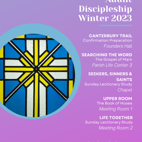 Adult Discipleship Winter 2023