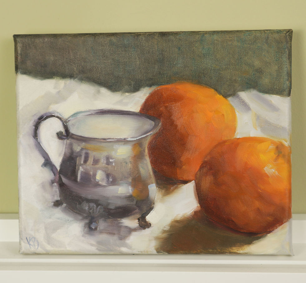 Thumbnail: Silver Saucer and Oranges