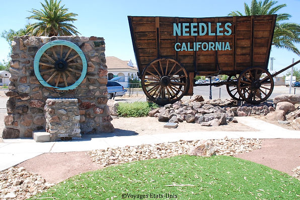 Needles Railroad Borax Wagon Californie Route 66