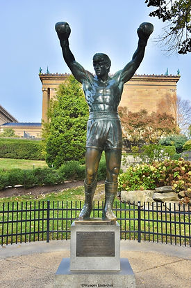 Rocky Statue