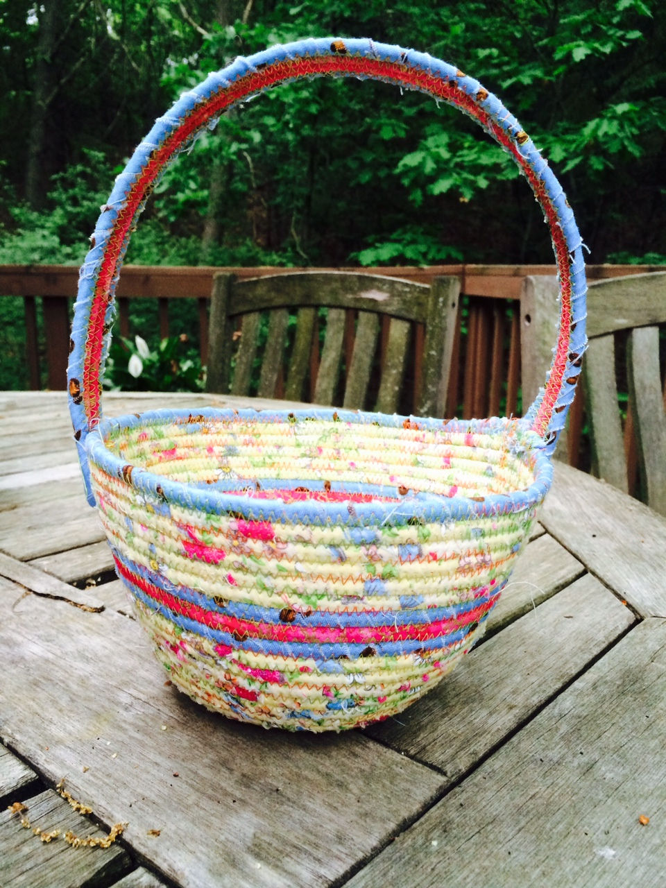 Coiled Cotton Basket