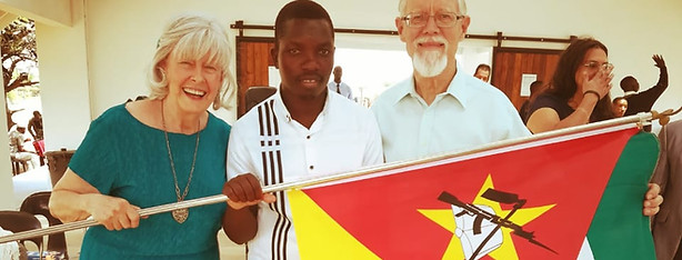 Sonia and Rene with Matthew Santos from Mozambique, Pastors Conf 2024.jpeg