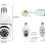 Thumbnail: 5G Wifi 5MP E27 Bulb Surveillance Camera Night Vision Wireless Cam Smart Home