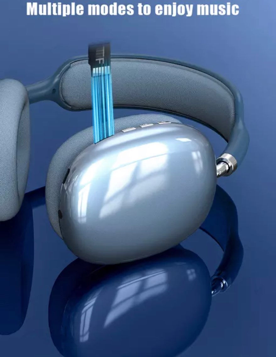 Thumbnail: Wireless Headphones Bluetooth Physical Noise Reduction Headsets Stereo Sound