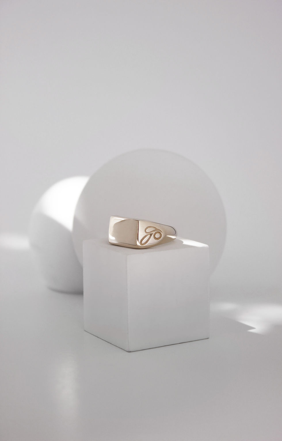 Thumbnail: Storybook Square Signet Ring