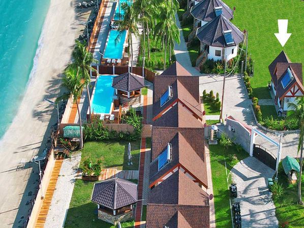 2BR GUESTHOUSE VILLA. Philippines Paradise Beachfront Hotel. 