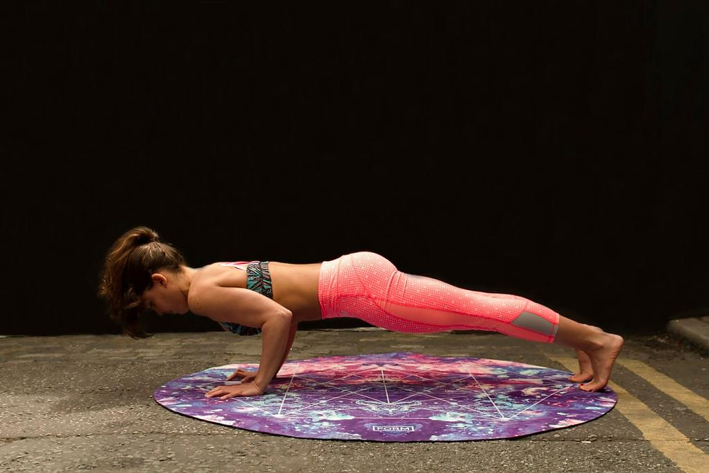 Yoga plank pose for weight loss