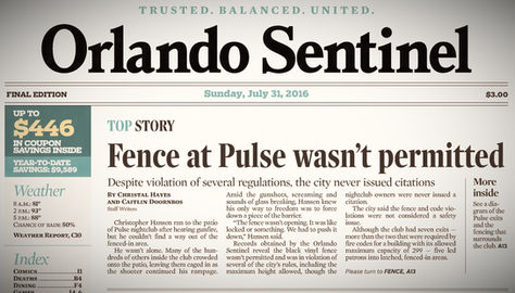 Pulse Nightclub: The Illegal Fence, Outdoor Patio Bar, and Walled-Over Windows