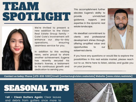 Monthly Newsletter!