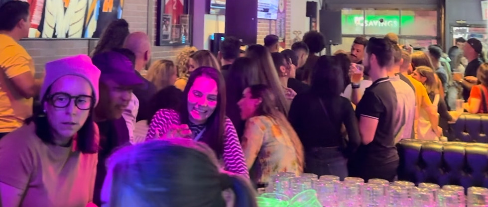 a busy night at cats cradle