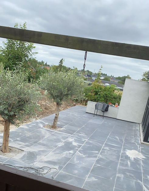 Flot ny fliseterrasse, Næstved
