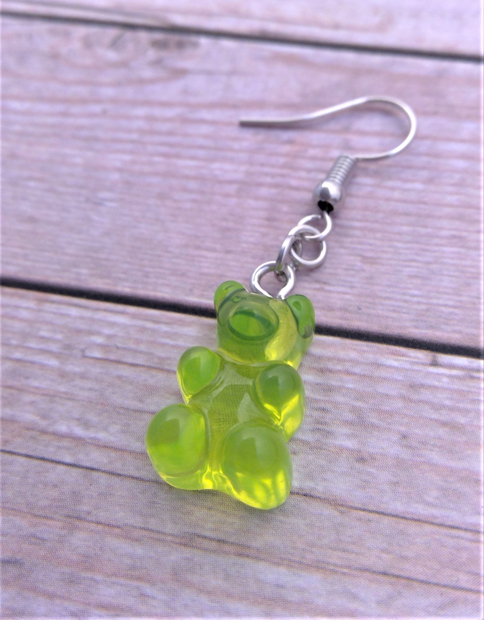 Gummy Bear Charm Earrings
