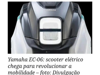Yamaha EC-06 nova Scooter Elétrica que chegará ao Mercado Brasileiro.