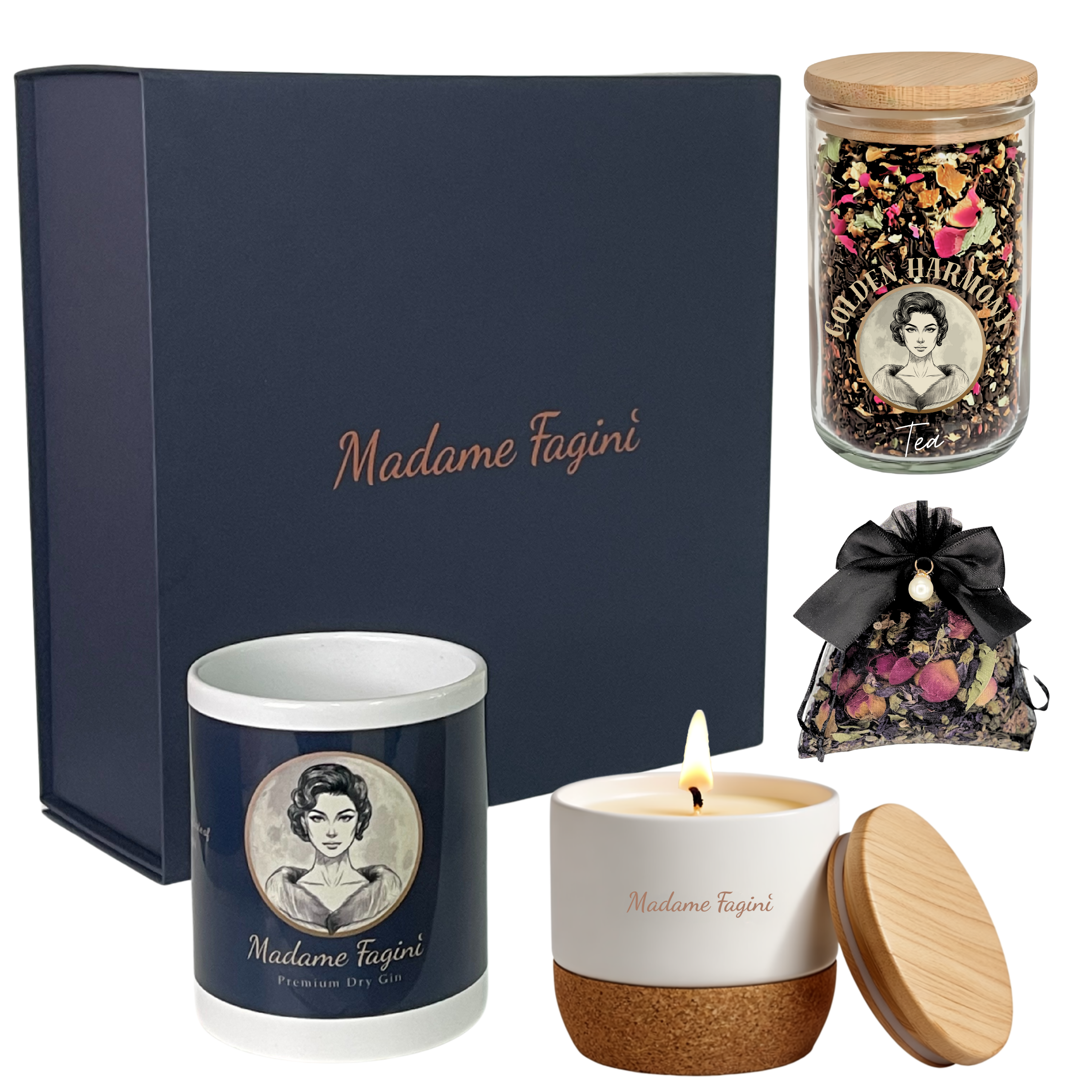 Teegeschenkbox, Tee und Kerze, Tee & Kerze Rituals Geschenkset