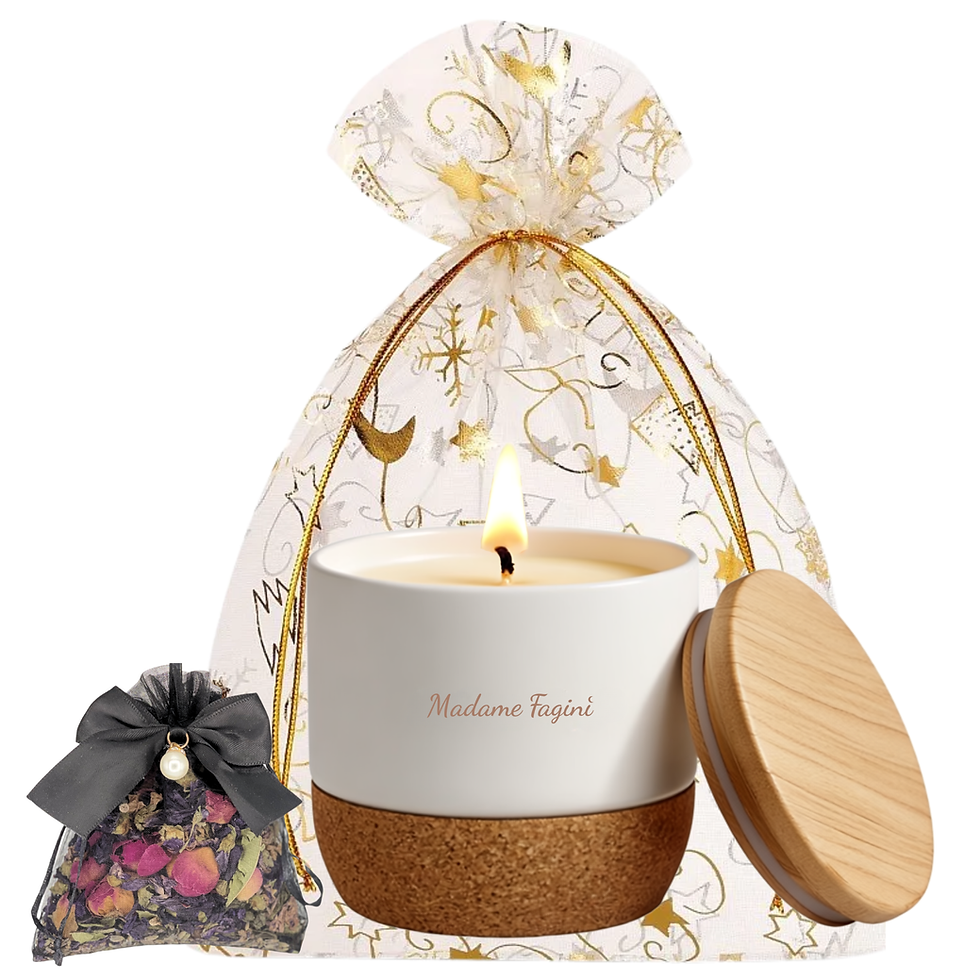 Madame Fagini Golden Harmony Candle, Duftkerze, Aromakerze, Dufttherapie