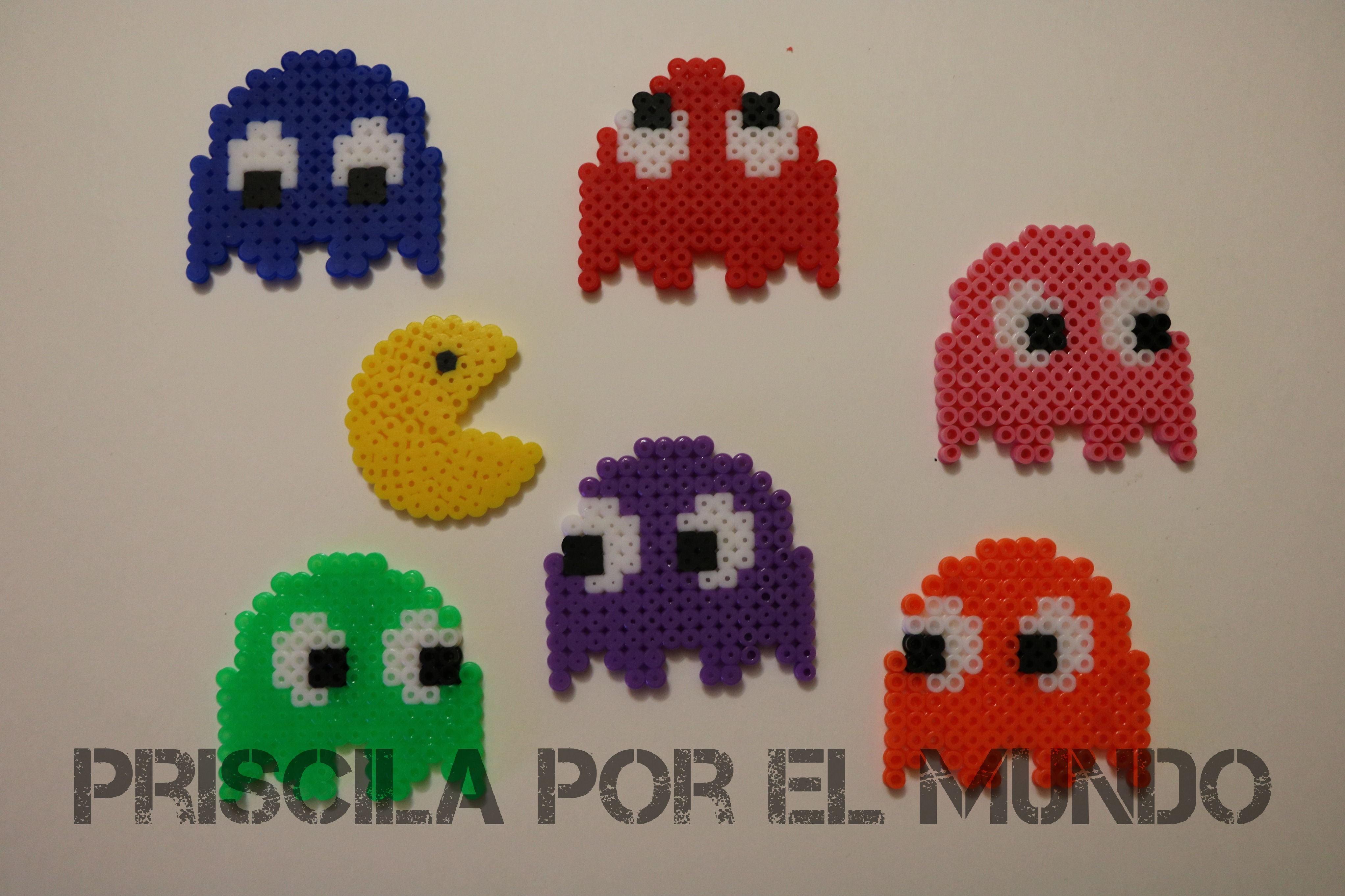 Comecocos l Pac man - Hama beads - Decoración l Decoration