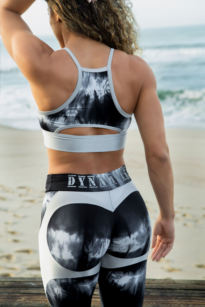 Miniatura: Calça Legging Apple Booty Marble Gray Dynamite