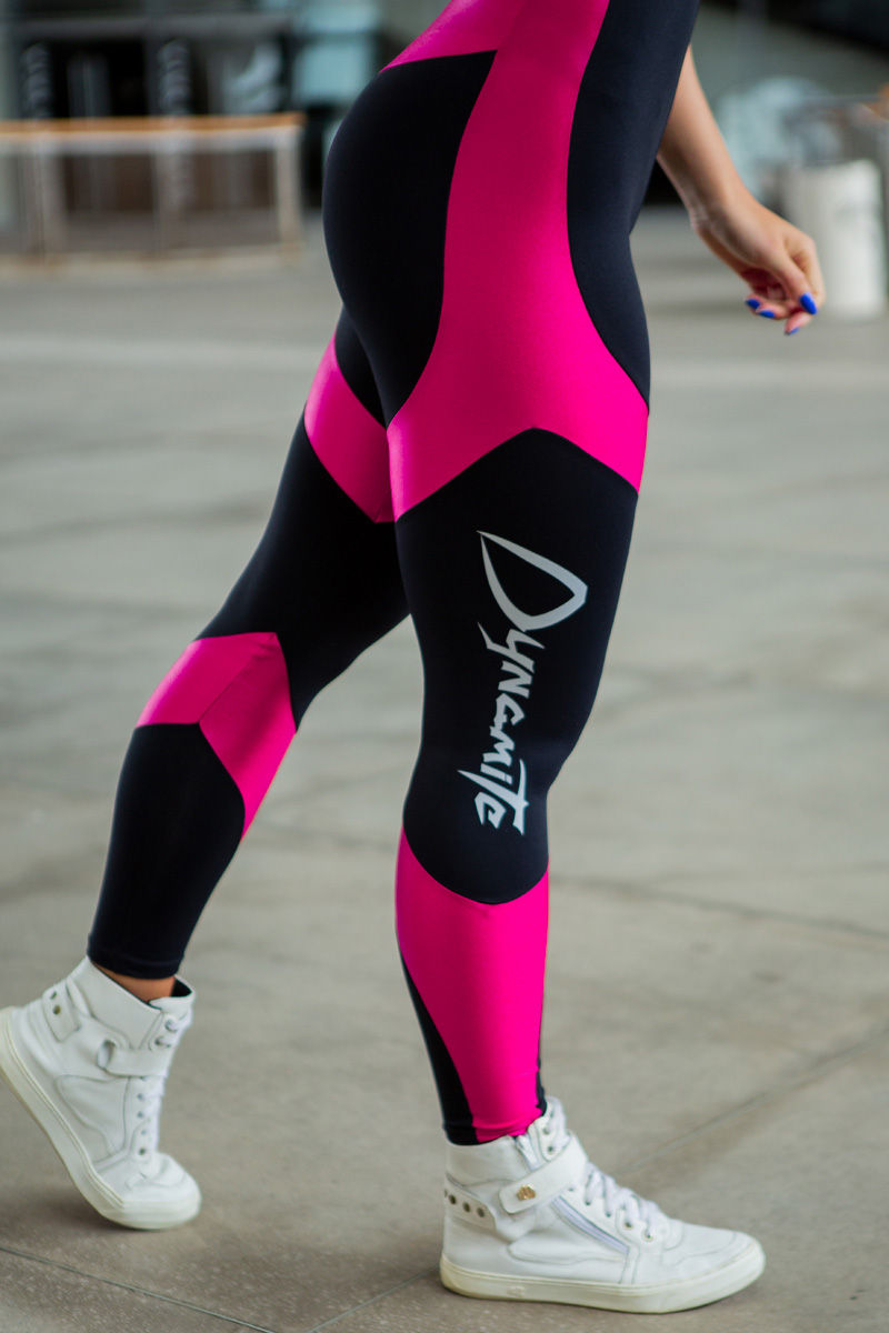 Miniatura: Macacão fitness Fuchsia Dynamite