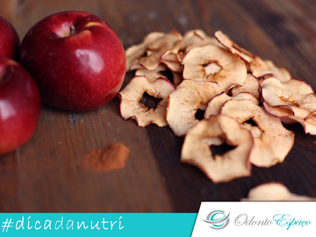 Chips de Maçã #dicadanutri