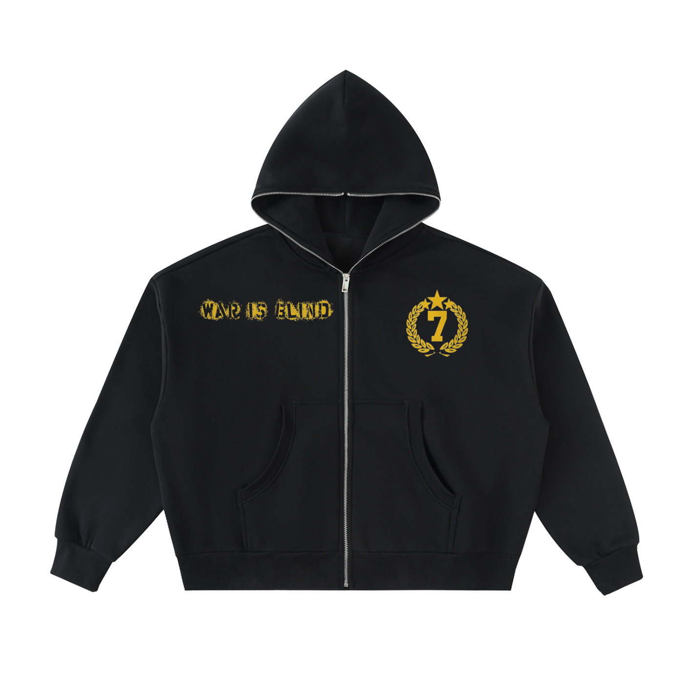 7 Full-Zip Boxy Hoodie