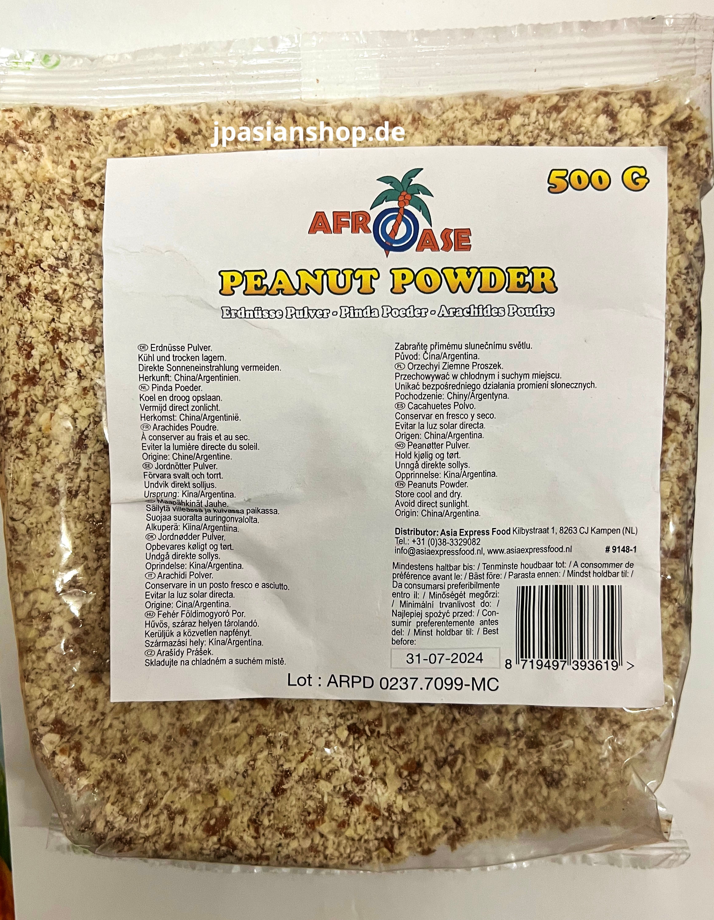 Peanuts Powder 500g Afroase