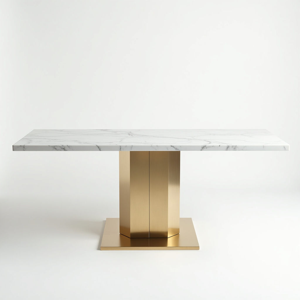Marble Top Dining Table