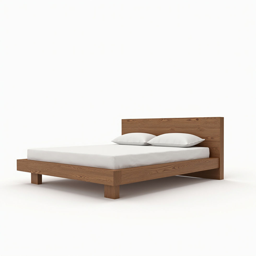 Solid Wood Platform Bed