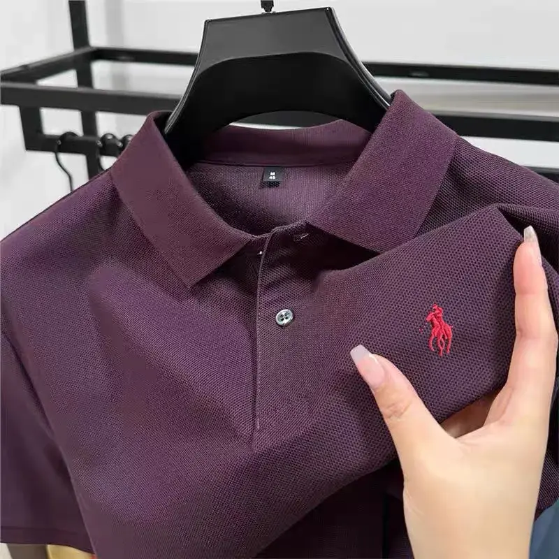 Miniature : Polo shirt brand embroidered short sleeved