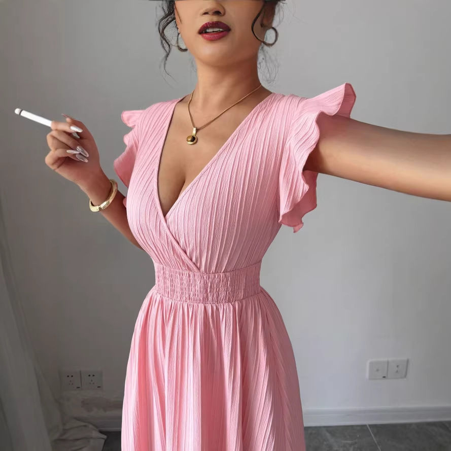 Miniature : Women's French-style Elegant Waist-cinching Dress