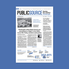 Public Source anniversary special edition newspaper