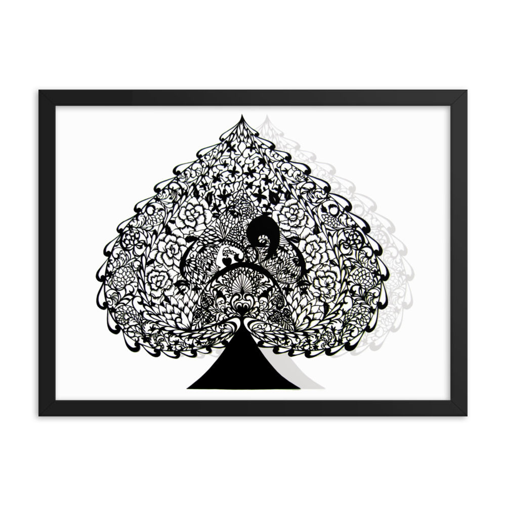 Framed poster　フレーム付きポスター