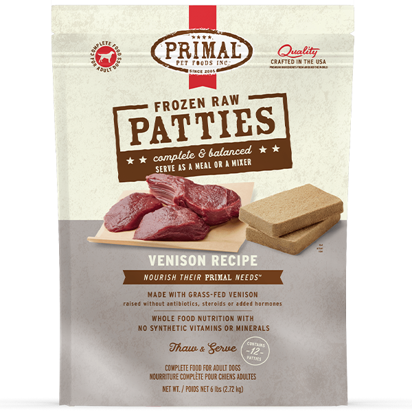 Primal Venison Patties 6lbs