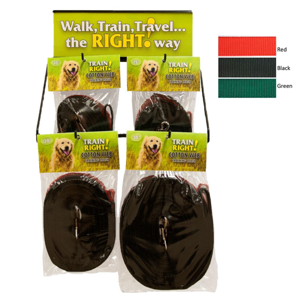 Train Right! Cotton Training Leash