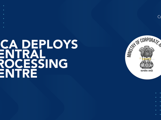 MCA Deploys Central Processing Centre